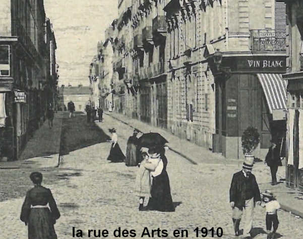 la rue des Arts à Nantes